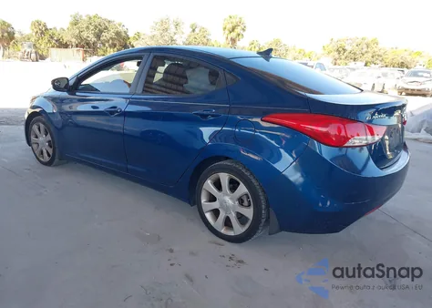 2013 Hyundai Elantra Limited from USA, damaged, VIN KMHDH4AE1DU944749